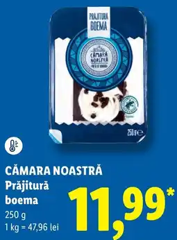 Lidl Cămara Noastră Prăjitură boema Ofertă