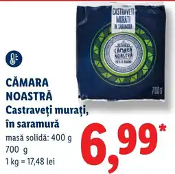 Lidl Cămara Noastră Castraveți murați, în saramură Ofertă