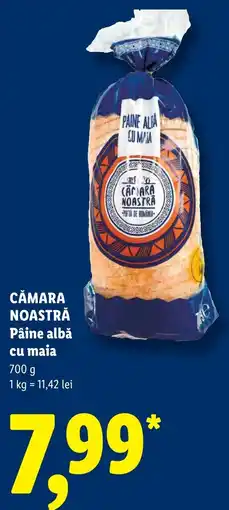 Lidl Cămara Noastră Pâine albă cu maia Ofertă