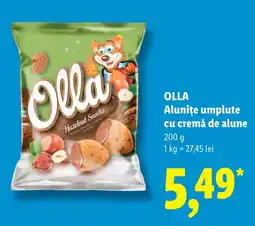 Lidl Olla alunițe umplute cu cremă de alune Ofertă