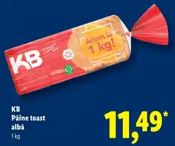 Lidl KB Pâine toast albă Ofertă