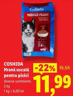 Lidl Coshida hrană uscată pentru pisici Ofertă