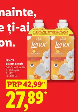 Lidl Lenor Balsam de rufe Ofertă