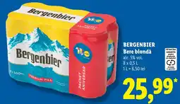 Lidl Bergenbier bere blondă Ofertă