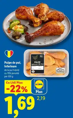 Lidl Lidl Pulpe de pui, inferioare Ofertă