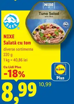 Lidl Nixe salată cu ton Ofertă