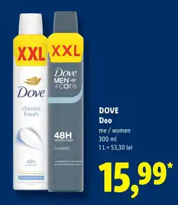 Lidl Dove Deo Ofertă