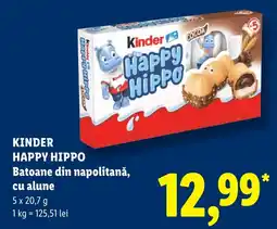 Lidl Kinder Happy Hippo Ofertă
