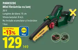 Lidl Parkside mini fierăstrău cu lanț Ofertă