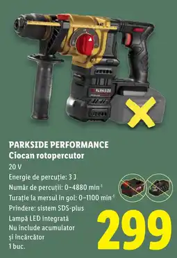 Lidl Parkside performance ciocan rotopercutor Ofertă
