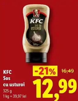 Lidl Kfc sos cu usturoi Ofertă
