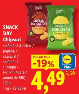 Lidl Snack Day Chipsuri Ofertă