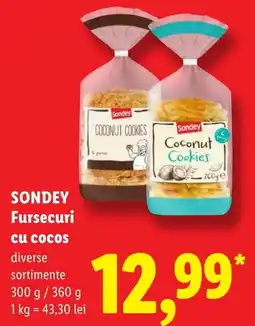 Lidl Sondey fursecuri cu cocos Ofertă