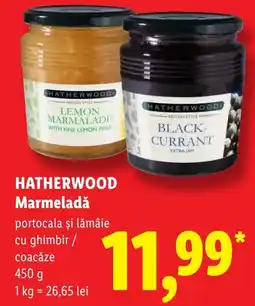 Lidl Hatherwood marmeladă portocala și lămâie cu ghimbir / coacăze Ofertă