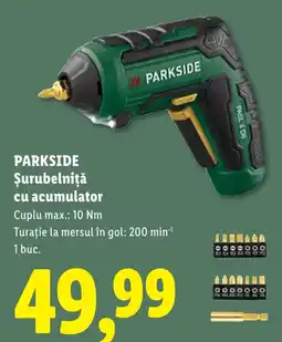 Lidl Parkside surubelniță cu acumulator Ofertă