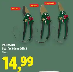 Lidl Parkside foarfecă de grădină Ofertă