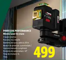 Lidl Parkside performance nivelă laser în cruce Ofertă