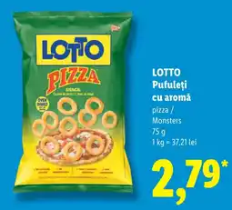 Lidl Lotto pufuleți cu aromă Ofertă