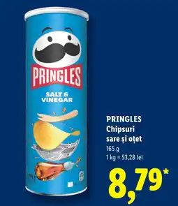 Lidl Pringles chipsuri sare și oțet Ofertă