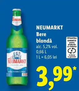 Lidl Neumarkt bere blondă Ofertă