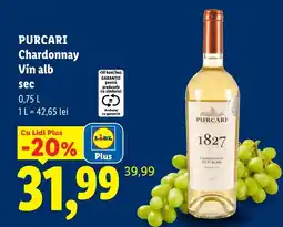 Lidl Purcari Chardonnay Vin alb sec Ofertă