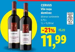 Lidl Cervus vin roșu demisec Ofertă