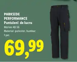 Lidl Parkside performance pantaloni de lucru Ofertă