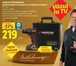Lidl Parkside performance mașină de găurit și înșurubat cu acumulator și încărcător Ofertă