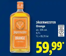 Lidl Jägermeister Orange Ofertă