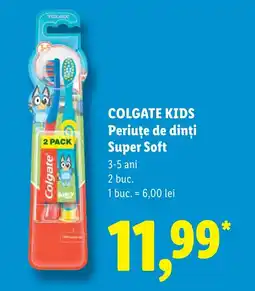 Lidl Colgate Kids Periuțe de dinți Super Soft Ofertă