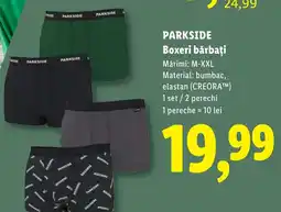Lidl Parkside boxeri bărbați Ofertă