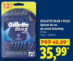 Lidl Gillette Blue 3 Plus Ofertă
