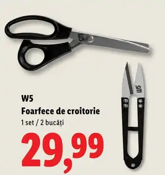 W5 foarfece de croitorie
