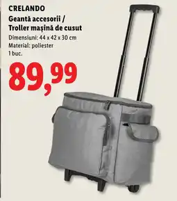 Lidl Crelando geantă accesorii / troller mașină de cusut Ofertă