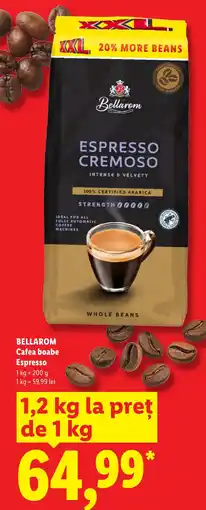 Lidl Bellarom Cafea boabe Espresso Ofertă