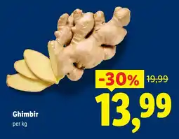 Lidl Ghimbir Ofertă