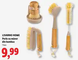 Lidl Livarno Home Perie cu mâner din bambus Ofertă