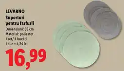 Lidl Livarno suporturi pentru farfurii Ofertă