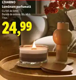 Lidl Livarno lumânare parfumată Ofertă