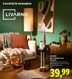 Lidl Livarno pitic / bufniță / arici decorativ Ofertă