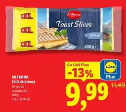 Lidl Milbona felii de brânză Ofertă