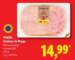 Lidl Pikok jambon de praga Ofertă
