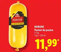 Lidl Baroni parizer de pasare Ofertă