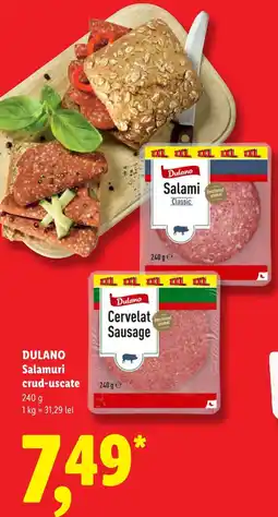 Lidl Dulano Salamuri crud-uscate Ofertă