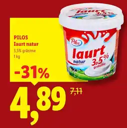 Lidl Pilos laurt natur Ofertă