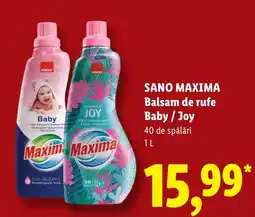 Lidl Sano Maxima Balsam de rufe Baby / Joy Ofertă