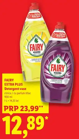 Lidl Fairy extra plus detergent vase Ofertă