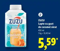Lidl Zuzu lapte cu gust de caramel sărat Ofertă