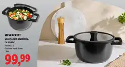 Lidl Silvercrest cratiță din aluminiu, cu capac Ofertă