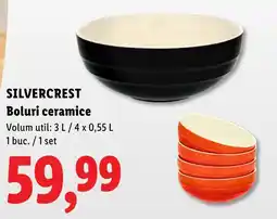 Lidl Silvercrest boluri ceramice Ofertă